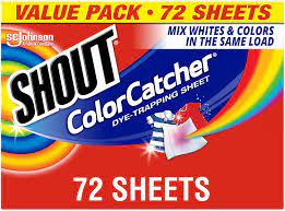Chlorine bleach can be used in conjunction with laundry detergent to get your whites clean and bright. Amazon Com Shout Color Catcher Sheets For Laundry Maintains Clothes Original Colors 72 Count Health Personal Care