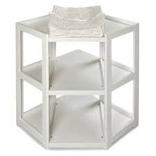 Badger Basket White Corner Baby Changing Table Corner Changing Tables Baby Changing Table Changing Table Dresser