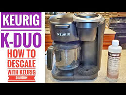 Find out why descaling coffee makers is so important and why it'll help make your machine last much longer. Clean Descale Keurig K Duo 12 Cup Coffee Maker With Single Serve K Cup Pod With Keurig Solution Youtube