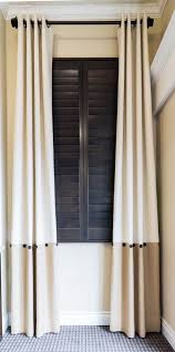 Which material is right for your custom shutters viking. Combining Plantation Shutters With Drapes Abc Blind And Drapery
