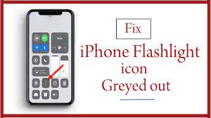 Fix Iphone Flashlight Icon Greyed Out Youtube