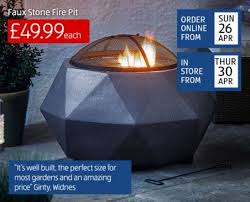 Aldi Is Selling A Stylish Stone Effect Fire Pit For Just 49 99 Bristol Live