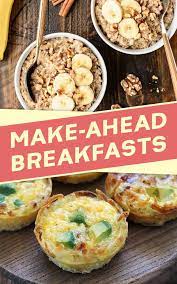 16 Make Ahead Breakfasts You Can Prep The Night Before Make Ahead Breakfast Camping Food Make Ahead Camping Breakfast