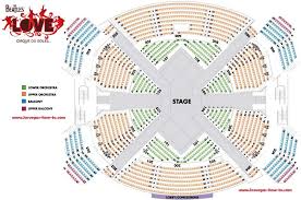 Love By Cirque Du Soleil Seating Chart Inside Beatles Love