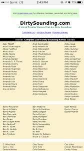 Dirty Sounding Names Album On Imgur