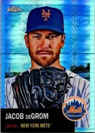 2022 Topps Chrome Platinum Anniversary #164 Jacob deGrom Prism Refractor
