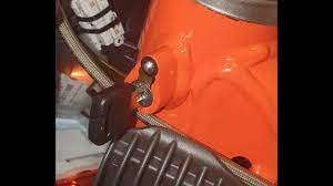 How To Change A Motorcycle Steering Lock Barrel Without A Key Youtube