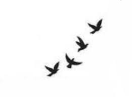 Birds Flying Away Tattoo Designs Pin By Rosi Lopez On This And That Bird Ankle Tattoo Small Wrist Tattoos Small Tattoos