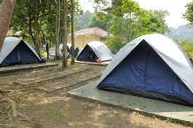 A replica of a traditional malay home amidst lush greenery, featured at frim. Hutan Lipur Bukit Langong Portal Rasmi Majlis Perbandaran Selayang Mps