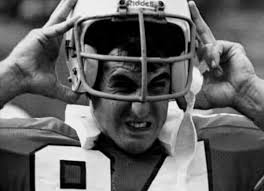 Happy 64th birthday to former University of Miami tight end Andy Baratta.  Pictured below: Miami tight end Andy Baratta (#84) celebrates with center  Don Bailey Jr. after catching a touchdown pass from