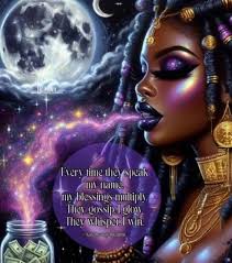 Blessings and goodness are coming from orishas