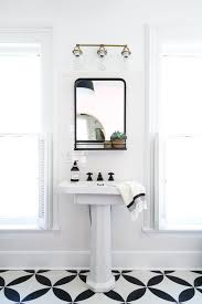 How To Hang A Bathroom Mirror On Ceramic Tile Bathroom Mirror With Shelf Small Bathroom Mirrors Bathroom Mirrors Diy