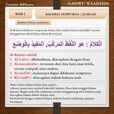 Pelajaran tentang nahwu, cukup dipelajari oleh guru. Teori Dan Praktek Nahwu Bahasa Arab Pemula Alhusna Facebook