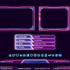 twitch overlay template and stream pack twitch streaming setup overlays twitch