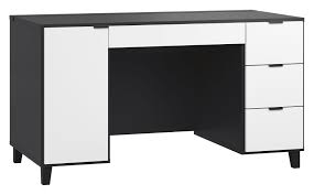 Die funktionalen möbel sind daher das wichtigste element in jedem. Schreibtisch Vacas 28 Farbe Schwarz Weiss Abmessungen 78 X 140 X 67 Cm H X B X T