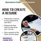 How to Create a Resume