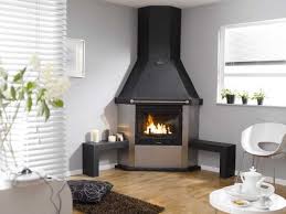 Most of us know that the most design ideas for the fireplace is by using bricks. Modern Corner Fireplace Design Ideas