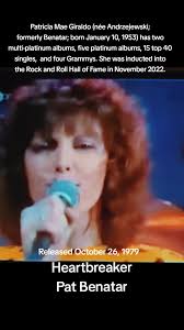 LINER NOTES: "Heartbreaker" is a song by American singer Pat Benatar from  her debut studio album In the Heat of the Night (1979). Written and  composed by Geoff Gill and Cliff Wade, the song had first ...