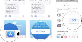 The right of an app. How To Use Stickers And Apps In Messages On Iphone And Ipad Imore
