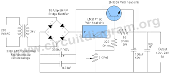 All free electronics projects and free download. 0 24v Variable Power Supply Diy Projects