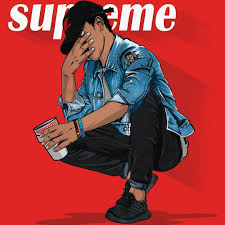 Dope supreme wallpapers posted by ethan simpson. Supreme Art By Paulkawira Supreme Art Supreme Cartoon Kerala Illustration