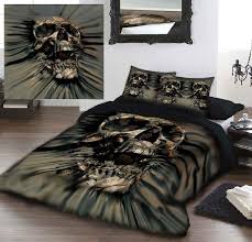 Pin By Tania Novelo On Skull Stuff Skull Bedroom Skull Bedding Bed Linen Sets