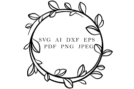 I've included 12 rolled flower svg files in this set. Round Frame With Leaves Svg Circle Frame Svg 519198 Paper Cutting Design Bundles