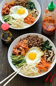 30 Minute Korean Bibimbap Recipe Spring Recipes Dinner Healthy Recipes Bibimbap Recipe