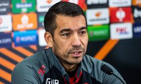 Giovanni Van Bronckhorst praises Rangers for their 'brave' performance  against Lyon