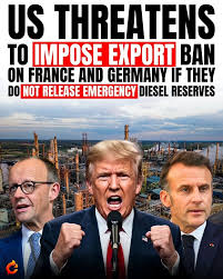IGR: U.S. pressures France, Germany to release diesel reserves or face  export ban The Trump administration has urged France and Germany to release  emergency diesel stocks to help ease global fuel prices.