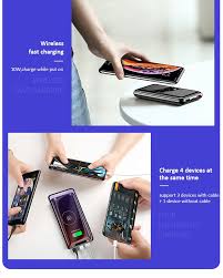 You can even use the power bank as a normal wireless charging pad when you're the fast charge power bank for samsung has a capacity of 5,100mah and can provide up to 1.5 charges for the majority of smartphones. Usams Pb27 Wireless 10000mah Fast Charging Power Bank Success Technologies Shop