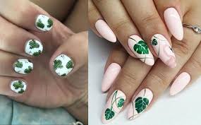 Uñas con formas geométricas, diseños de ojos a lo chiara ferragani, uñas 3d, uñas con cristales, pegatinas, tonos mate, etc. 15 Unas Con Disenos De Plantas Dice La Clau