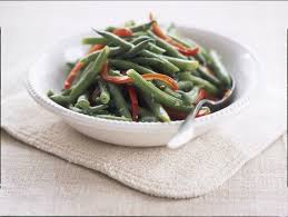 Ginger And Garlic Green Beans With Red Bell Pepper Strips Recipe In 2020 Stuffed Peppers Green Beans Garlic Green Beans