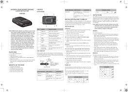 V9 16 bands 360 degree. Lrd350 Radar Detector User Manual Uniden America