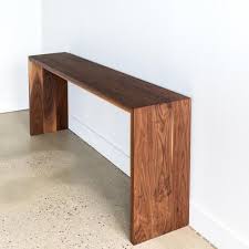 Modern Console Table Handmade Walnut Entryway Table In 2020 Modern Console Tables Entryway Tables Console Table