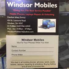 Unlock with your mobile phone (via . Windsor Mobiles Home Facebook