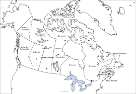 Map Of Provinces Capitals In Canada Canada Provinces Canadian Provinces Printable Canada Map World Map Coloring Page Us State Map