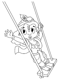Download Colouring Krishna On Snake Drawing Peepsburgh