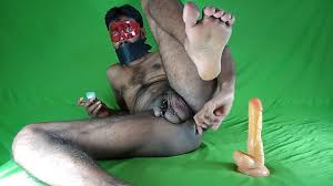 Indian Gay Slutty Thick Bottom Fucking with Big Dildo