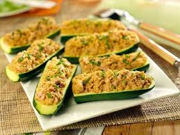 Courgettes Farcies Au Thon Recettes Recette Recette Courgette Farcie Recette Avec Courgette Courgettes Farcies