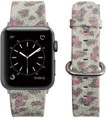 7 it was released on april 24, 2015, along with the apple watch, the only device that runs watchos. Leopard Sparkly Glitter Leather Band For Apple Watch Fancy Bands