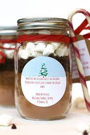 Vegan Homemade Hot Cocoa Mix In A Mason Jar Runcooklaugh Mason Jar Christmas Gifts Christmas Jar Gifts Mason Jar Gifts
