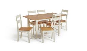 Add these modern build tables, chairs, and dining sets to warm up your home. Buy Habitat Chicago Solid Wood Extending Table 6 Chairs Dining Room Sets Habitat