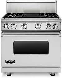 Viking Vgr7364gss 36 Inch Pro Style Gas Range With 4 Viking Elevation Sealed Burners Varisimmers Proflow Convection Oven Manual Clean Idevices Meat Thermometer And Griddle Stainless Steel Natural Gas