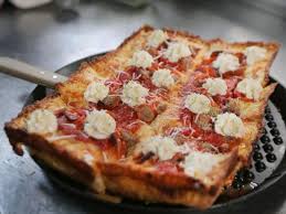 Brooklyn Bridge Detroit Style Pizza Recipe In 2020 Food Network Recipes Detroit Style Pizza Recipe Pizza