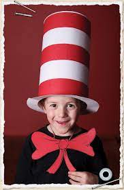 Young Boy Wearing A Pop Up Cat In The Hat Costume Kids Book Character Costumes Dress Up Day Character Dress Up