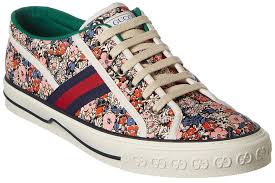 Gucci mens gg supreme leather high top sneakers trainer brown/cream uk 7/eu 40.5. Mens Red Gucci Sneaker Shop The World S Largest Collection Of Fashion Shopstyle