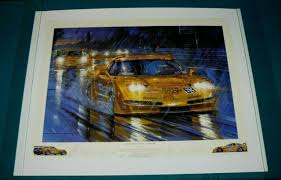 Limited editions, signed and numbered by the artist, many also autographed by popular race drivers. Artist Proof Nicholas Watts Thunder Lightning Le Mans 2001 Signed Race Ebay