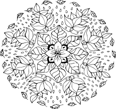 Coloriage à imprimer et à colorier. Coloriage Automne Enfant Et Adultes
