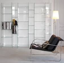 Glas italia glass shelves contemporary italian bookcase in transparent glass. Pin On Volante Ideas